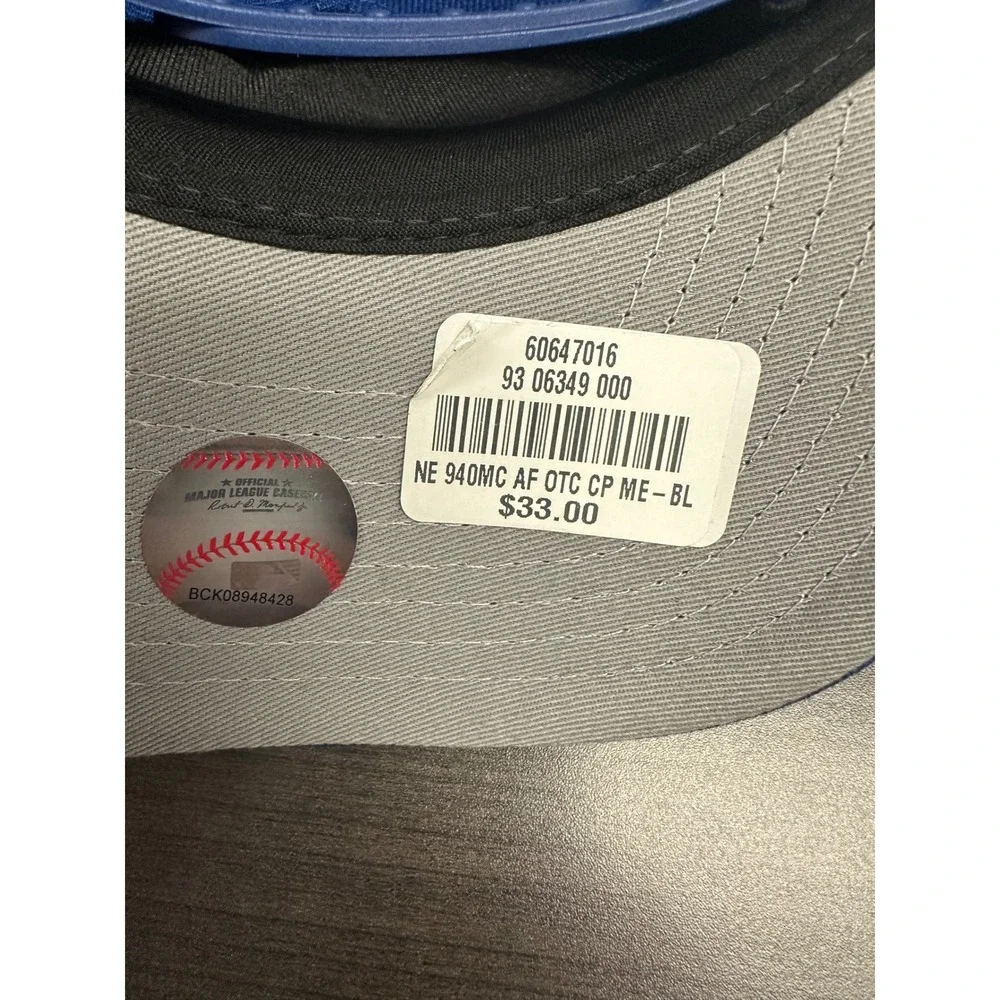 New Era 9FORTY M-Crown New York Mets Hat Blue Adjustable Snapback Cap MLB